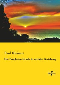 Produktbild: Die Propheten Israels in sozialer Beziehung