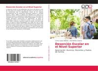 Produktbild: Deserci&oacute;n Escolar en el Nivel Superior