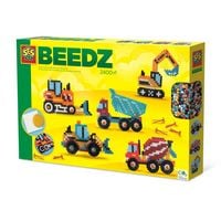 Produktbild: SES CREATIVE B&uuml;gelperlen-Set Baufahrzeuge 2400 St&uuml;ck
