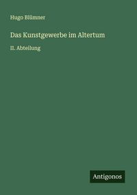 Produktbild: Das Kunstgewerbe im Altertum