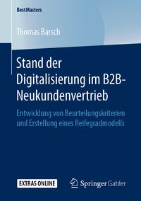 Produktbild: Stand der Digitalisierung im B2B-Neukundenvertrieb