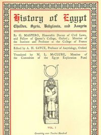 Produktbild: History of Egypt, Chaldea, Syria, Babylonia, and Assyria, Vol. 1