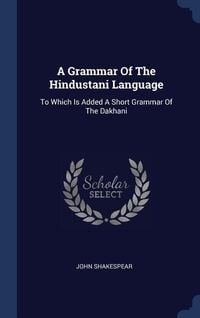Produktbild: A Grammar Of The Hindustani Language