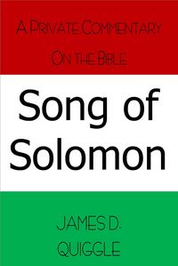 Produktbild: A Private Commentary on the Bible: Song of Solomon