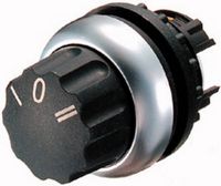 Produktbild: Eaton 216863 M22-WR3 Wahltaste Frontring Kunststoff Drehschalter Schwarz 1St.