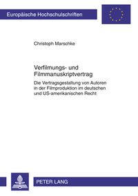 Produktbild: Verfilmungs- und Filmmanuskriptvertrag