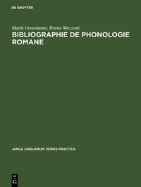 Produktbild: Bibliographie de phonologie romane