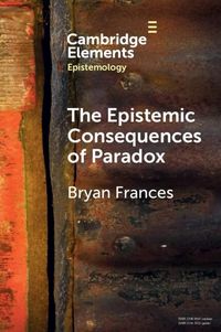 Produktbild: Epistemic Consequences of Paradox
