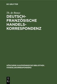 Produktbild: Deutsch-Franz&ouml;sische Handelskorrespondenz