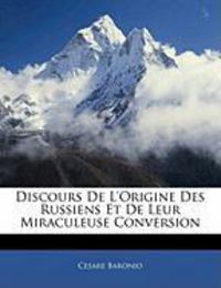 Produktbild: Baronio, C: Fre-Discours De Lorigine des R