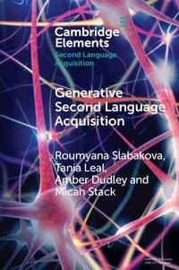 Produktbild: Generative Second Language Acquisition