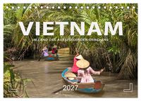 Produktbild: VIETNAM - Im Land des aufsteigenden Drachens (Tischkalender 2027 DIN A5 quer), CALVENDO Monatskalender
