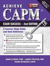 Produktbild: Achieve CAPM Exam Success, 2nd Edition