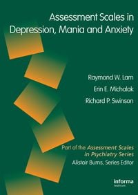 Produktbild: Assessment Scales in Depression and Anxiety - CORPORATE