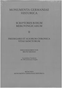 Produktbild: Fredegarii et aliorum Chronica. Vitae sanctorum