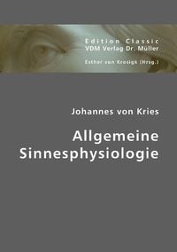 Produktbild: Kries, J: Allgemeine Sinnesphysiologie