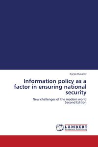 Produktbild: Information policy as a factor in ensuring national security
