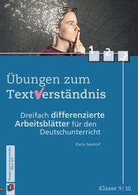 Produktbild: &Uuml;bungen zum Textverst&auml;ndnis Klasse 9/10