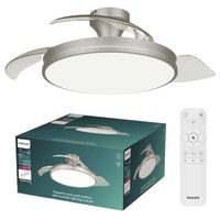 Produktbild: Philips LED Atlas Deckenventilator 28W mit Fernbedienung, Dimmbar