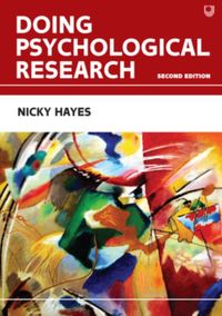 Produktbild: Hayes, N: Doing Psychological Research, 2e