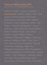 Produktbild: The Jesus Bible Journal, Deuteronomy, Niv, Paperback, Comfort Print