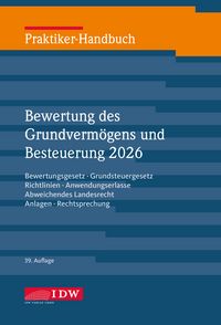 Produktbild: Praktiker-Handbuch Bewertung des Grundverm&ouml;gens 2026, 39.Auflage