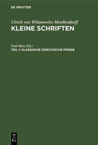 Produktbild: Klassische griechische Poesie