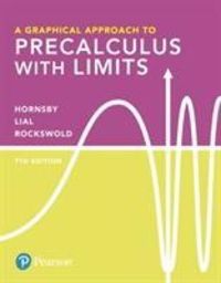 Produktbild: Hornsby, J: A Graphical Approach to Precalculus with Limits