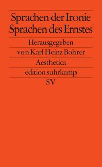 Produktbild: Sprachen der Ironie &ndash; Sprachen des Ernstes