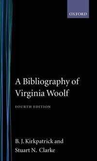 Produktbild: A Bibliography of Virginia Woolf