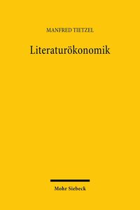 Produktbild: Literatur&ouml;konomik