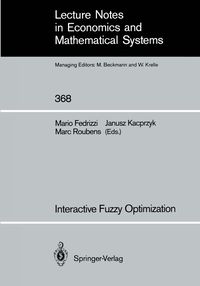 Produktbild: Interactive Fuzzy Optimization