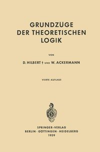 Bild vom Artikel Grundzüge der Theoretischen Logik vom Autor David Hilbert