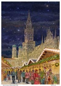Produktbild: Adventskalender "M&uuml;nchen Marienplatz"