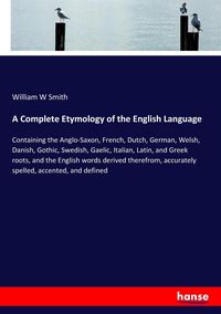 Produktbild: A Complete Etymology of the English Language