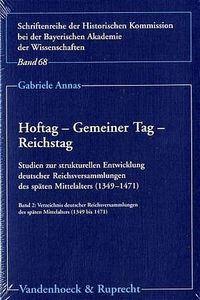Produktbild: Hoftag &ndash; Gemeiner Tag &ndash; Reichstag