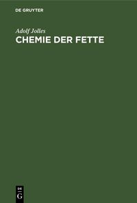 Produktbild: Chemie der Fette