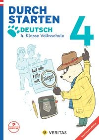 Produktbild: Durchstarten Volksschule 4. Klasse. Auf alle F&auml;lle mit Diego! Deutsch - &Uuml;bungsbuch