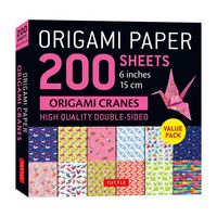 Produktbild: Origami Paper 200 Sheets Origami Cranes 6 (15 CM)