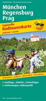 Bild vom Artikel München - Regensburg - Prag Radwanderkarte vom Autor 