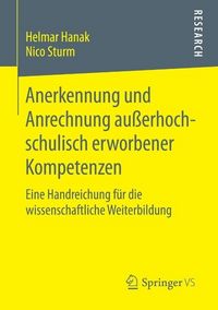 Produktbild: Anerkennung und Anrechnung au&szlig;erhochschulisch erworbener Kompetenzen