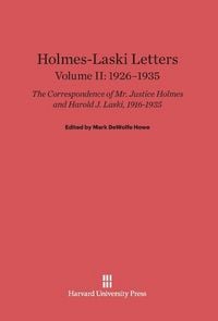 Produktbild: Holmes-Laski Letters, Volume II, (1926-1935)