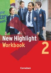 Produktbild: New Highlight 2. 6. Schuljahr. Workbook. Allgemeine Ausgabe