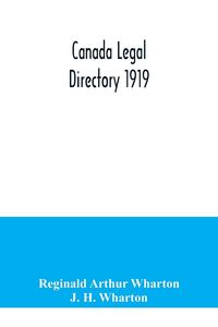 Produktbild: Canada legal directory 1919