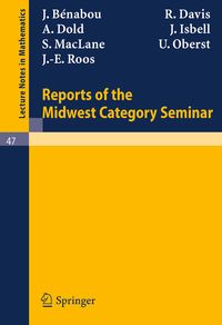 Produktbild: Reports of the Midwest Category Seminar I
