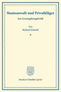 Produktbild: Staatsanwalt und Privatkl&auml;ger.