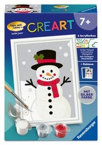 Produktbild CreArt, Malen nach Zahlen Kinder - Schneemann Snowy