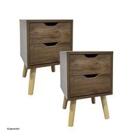 Produktbild: HTI-Living HTI-Living Nachttisch 2 Schubladen 2er-Set Thekla Eiche