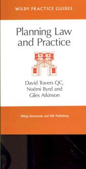 Produktbild: Travers QC, D: Planning Law and Practice