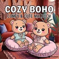 Produktbild: Boho Malbuch - Cozy Malbuch f&uuml;r Erwachsene Cute & Chill